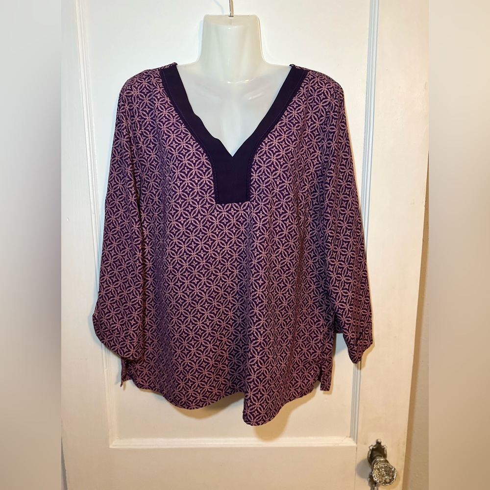Purple V-Neck